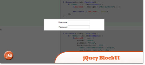jQuey-BlockUI