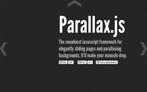 Библиотека для Javascript, которая позволяет легко параллаксировать страницы.