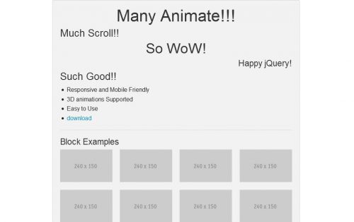 Мобильный дружественный viewport активирует анимацию jQuery Plugin, используя greensock.