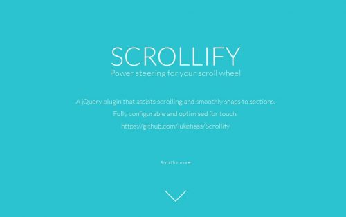Плагин jQuery, который помогает прокручивать и привязывать к разделам