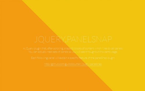 Плагин jQuery, который обеспечивает функциональность привязки к набору панелей в вашем интерфейсе.