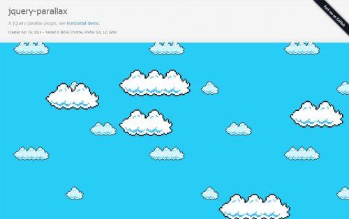 Плагин parallax jQuery.