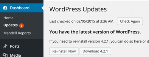 Обновите сайт WordPress Обновите сайт WordPress